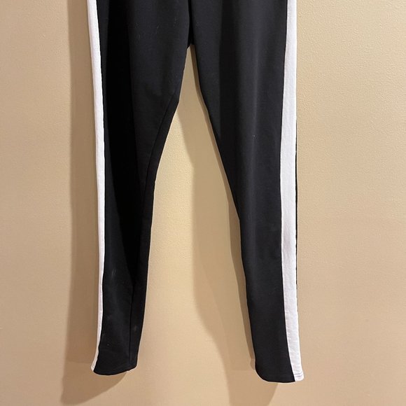 H&M Divided black leggings with white stripe size S - Picture 7 of 8